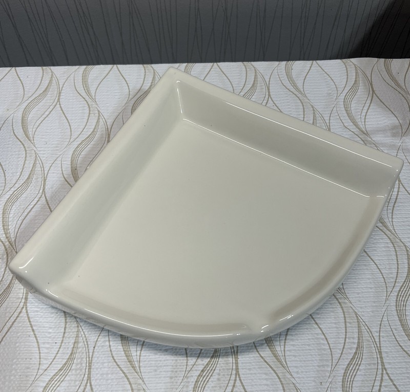 Ceramic Bath Shower Corner Soap Dish Shelf Tray 2 colors gallery