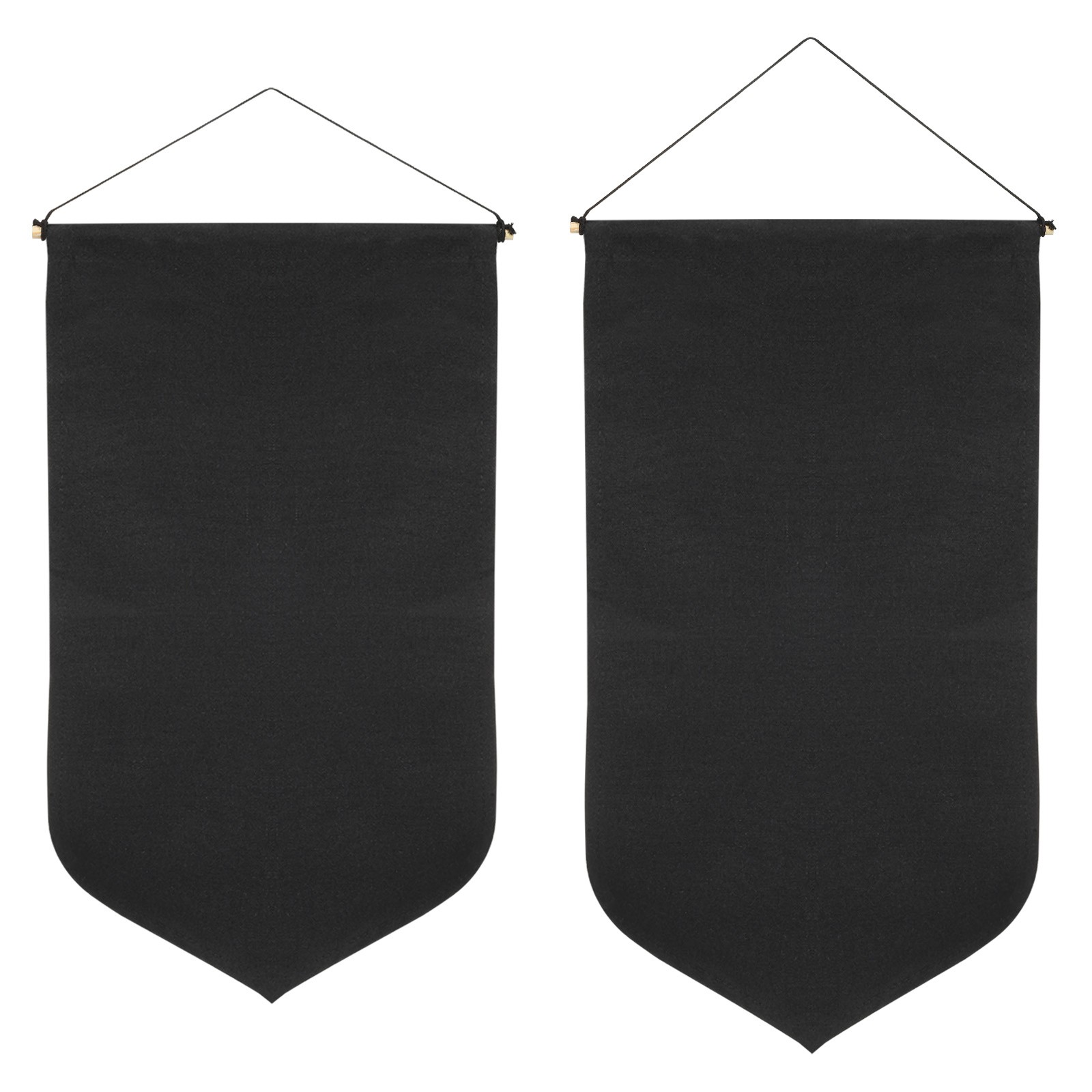 1Set/2Pcs Enamel Pin Display Banner Canvas Pin Banner Black gallery