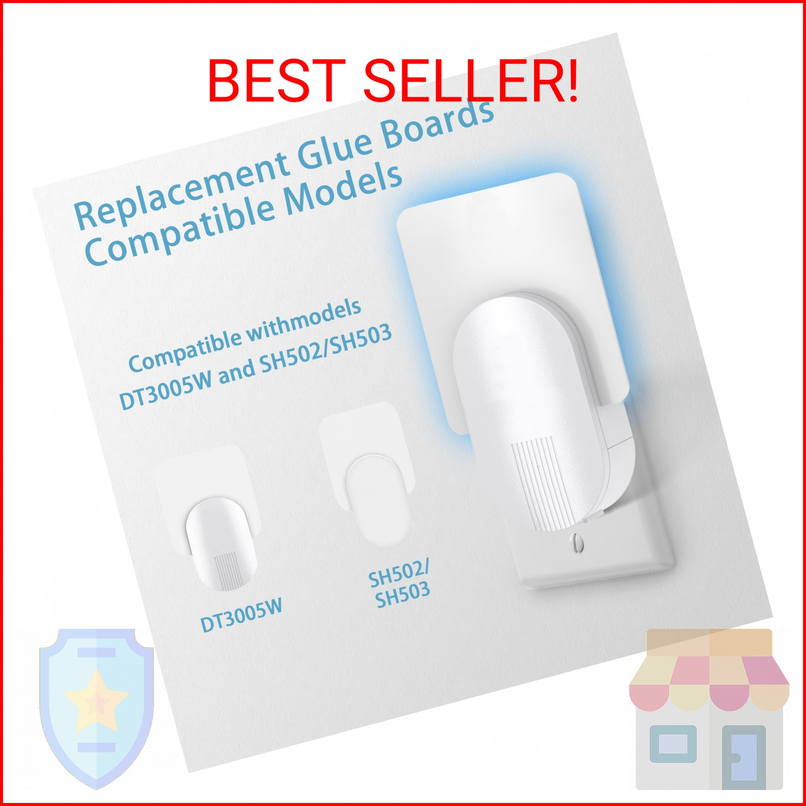 40 Pack Fly Trap Refill Compatilble with Safer Home Fly Trap Refill Flying Insec gallery