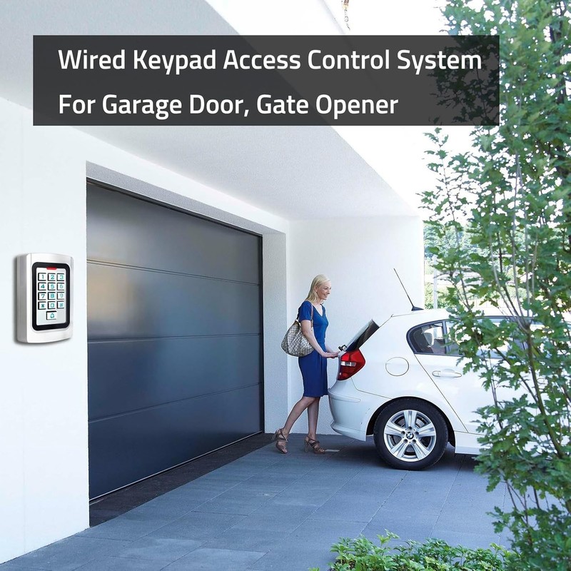Wired Access Control Keypad for 2000 Users | Waterproof | PIN/ID Entry gallery