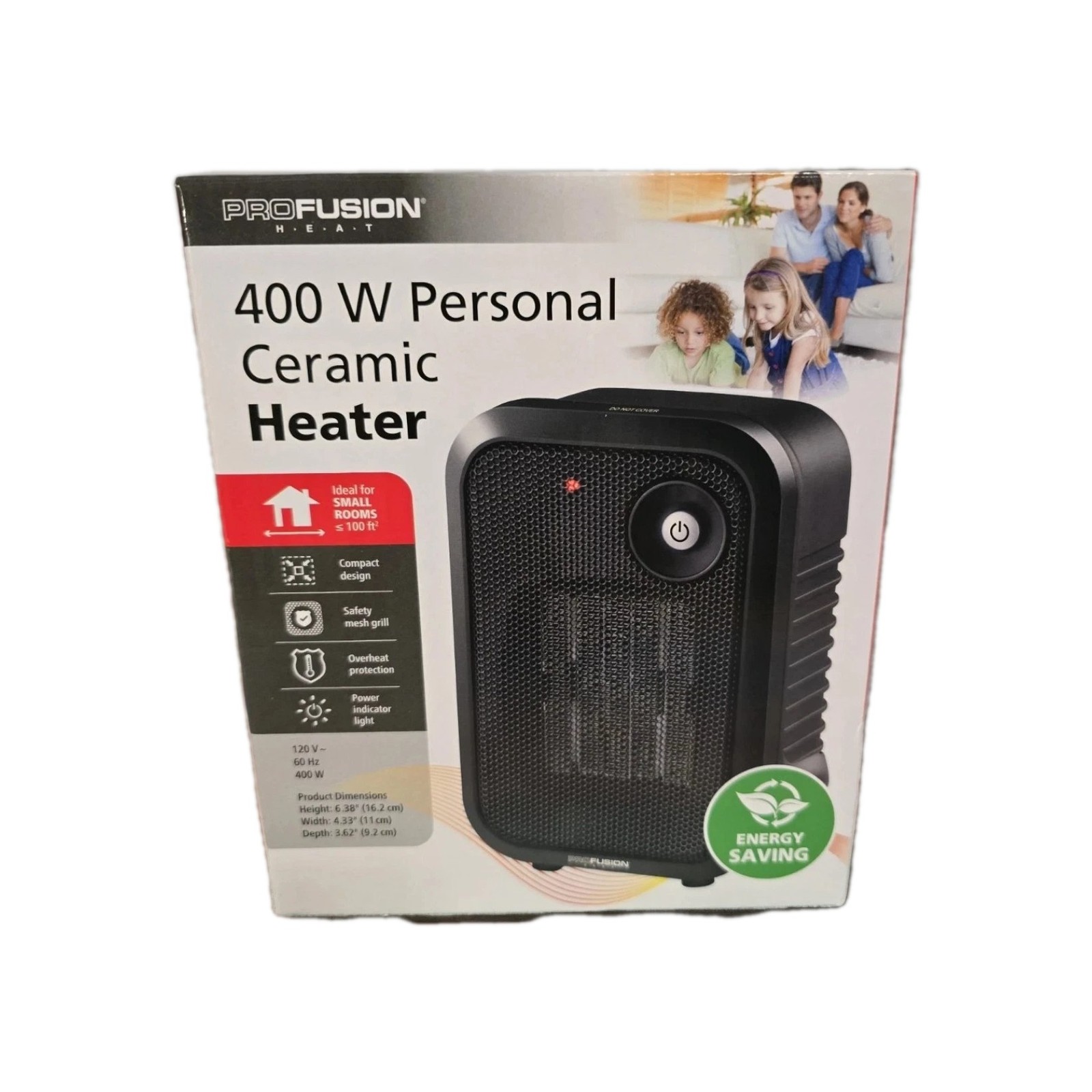 Pro Fusion - 400W Personal Ceramic Heater gallery