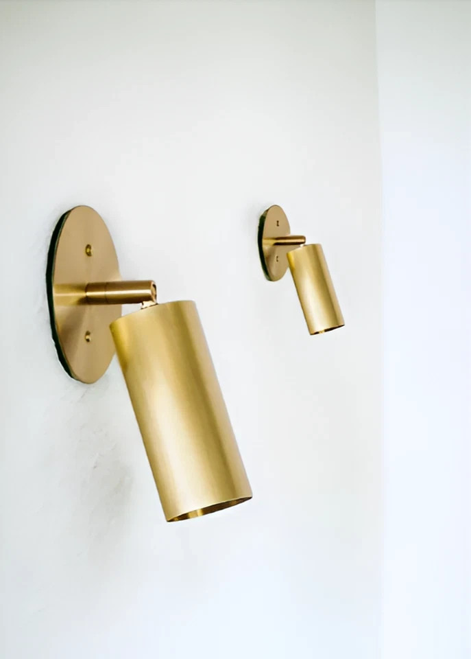 Mid Century Modern Brass Wall Sconce -Modern Italian Style WALL Light Fixture gallery