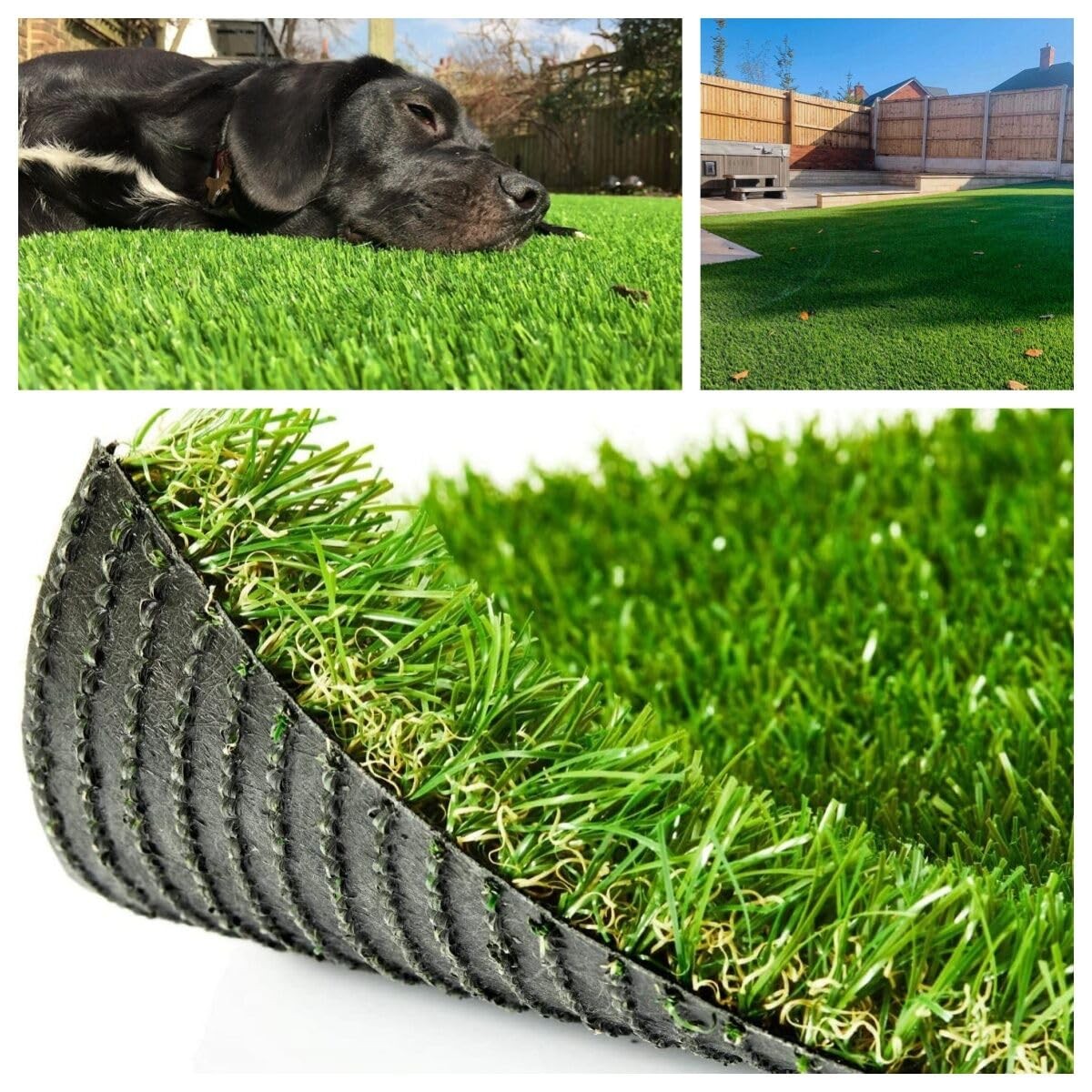 · Realistic Artificial Grass Turf 7FTX10FT70 Square FT Thick Fake Grass Pet D... gallery