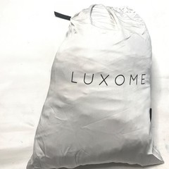 Luxome Bamboo Sheet Set SPLIT KING Size in Stone Gray NEW