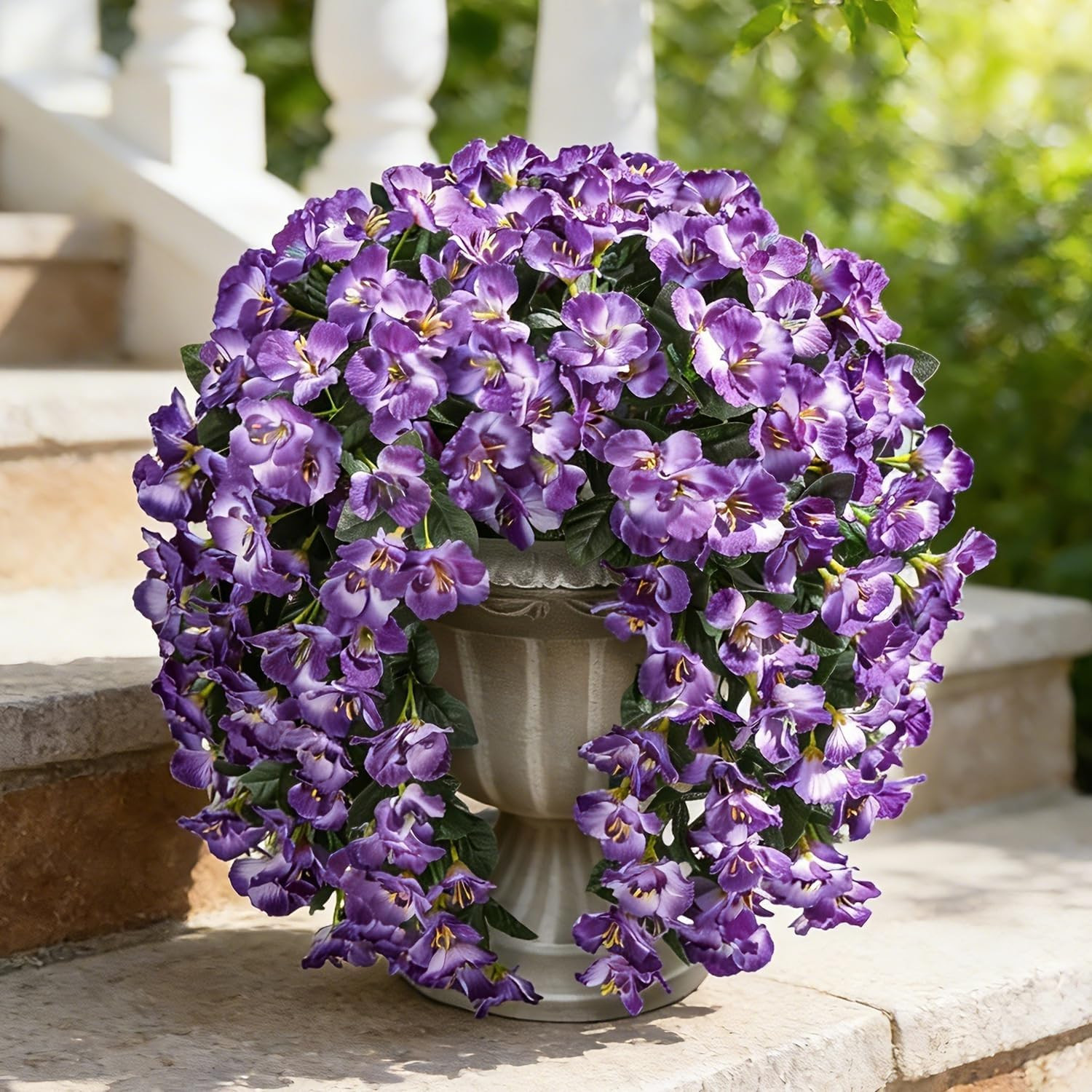 Ivydale Hibiscus Artificial Fake Hanging Flowers Plants for Outdoor Spring Decor gallery