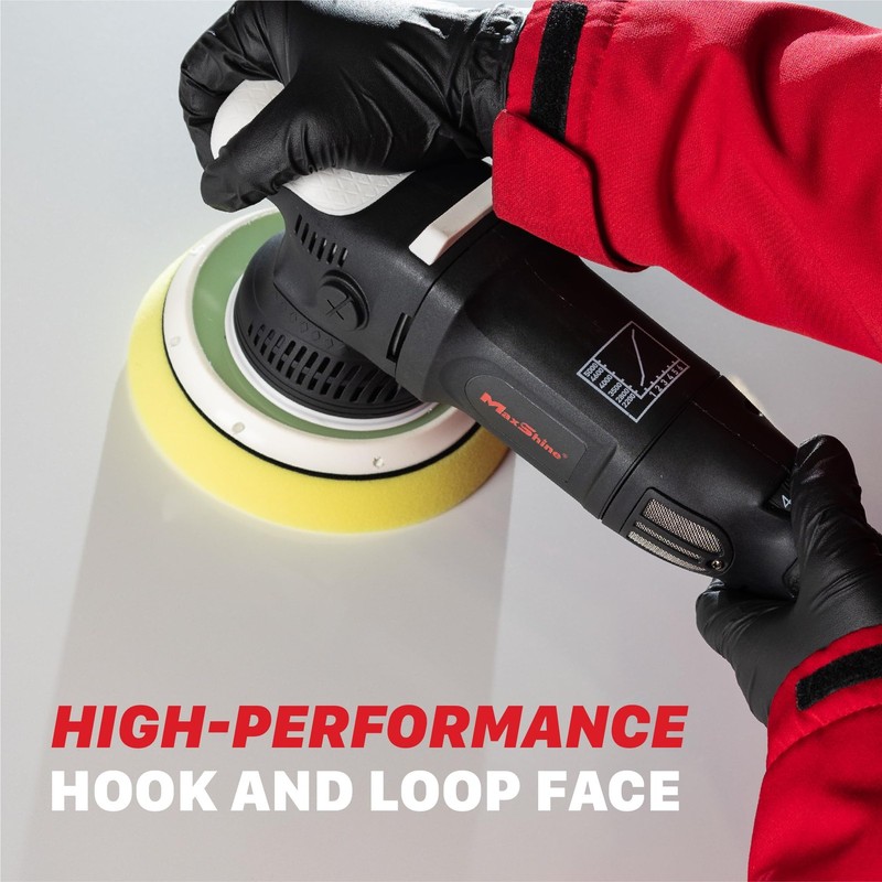 6" Dual Action Backing Plate – Hook & Loop, 5/16" Thread, Fits DA Polishers gallery