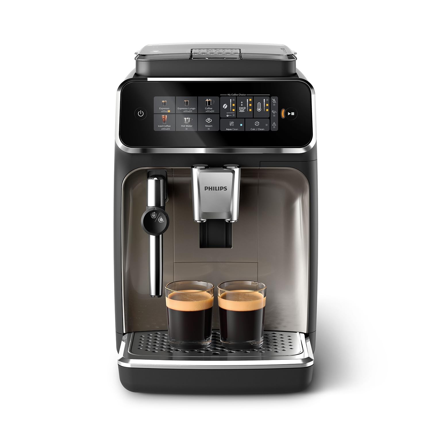 PHILIPS 3300 Series Fully Automatic Espresso Machine - 5 Hot & Iced drinks, 40% gallery