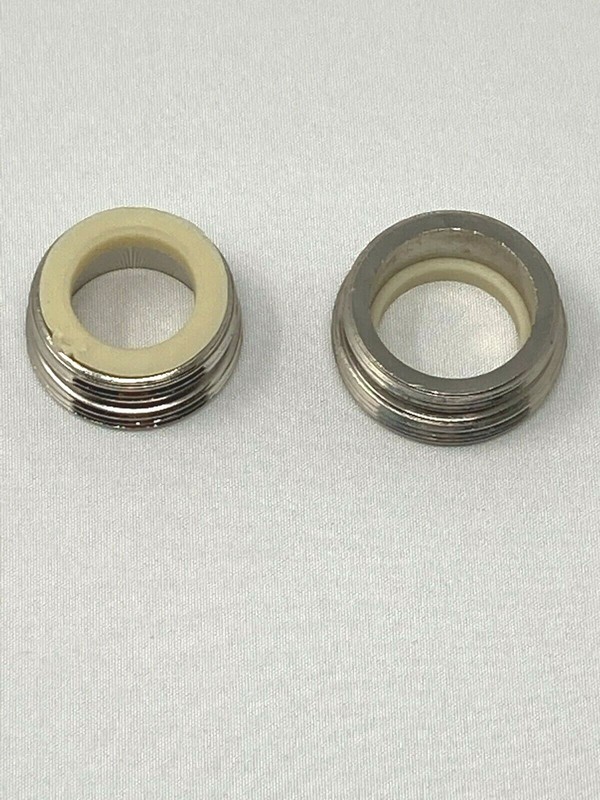 Faucet Adapter Diverter Valve, chrome 1/4", compression, made in USA, 2 adapters gallery