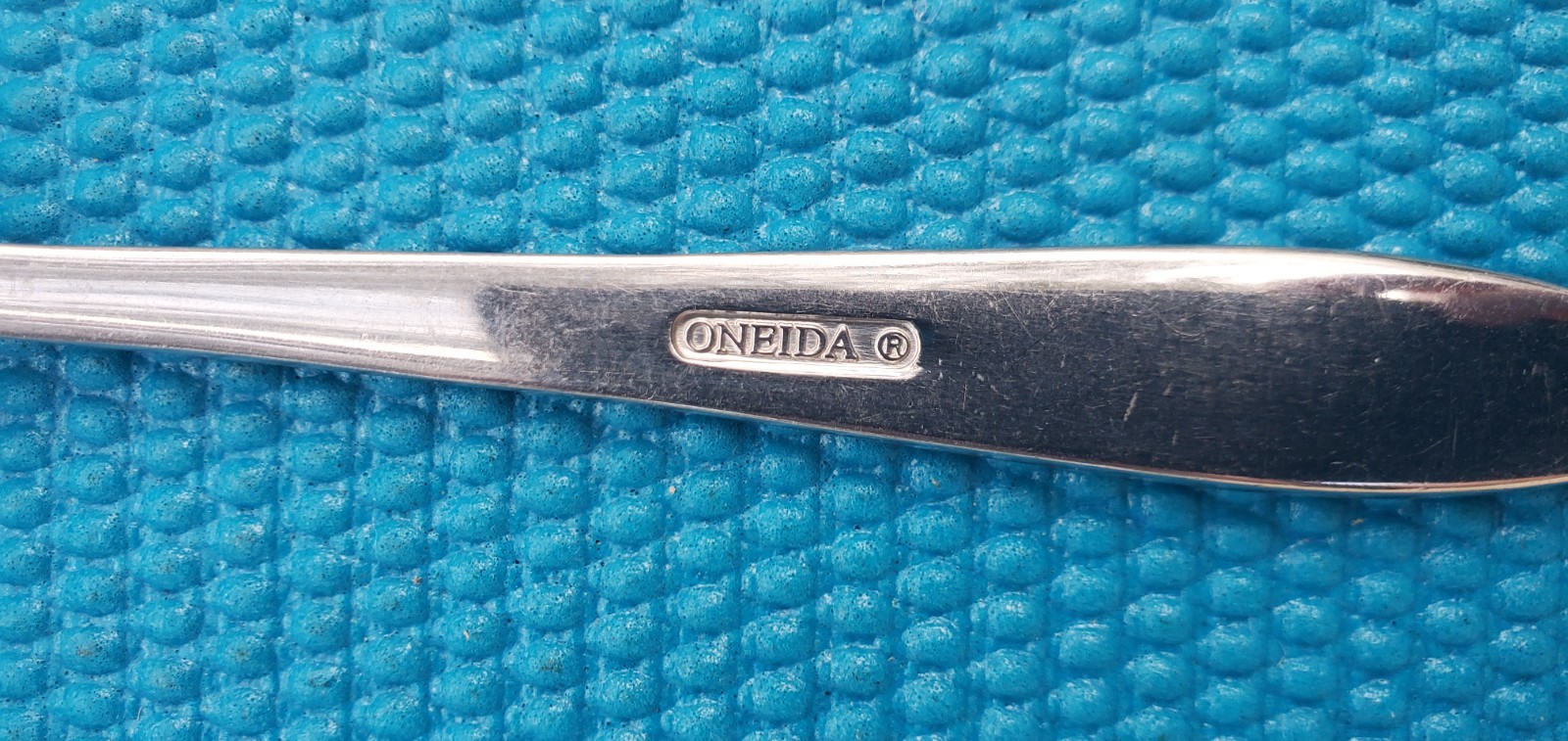 2-Oneida MOONCREST Glossy Stainless TEASPOONS 6 3/8" gallery