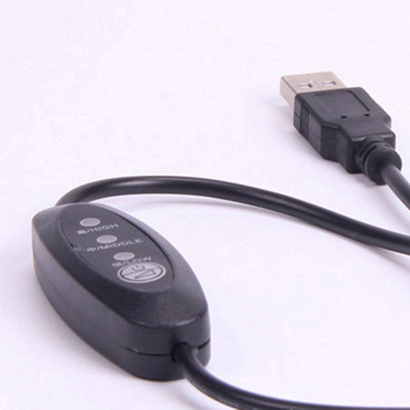 USB 5V-12V Temperature Controller Heater Thermostat 3-Speed Adjustable 24W Q3M6 gallery