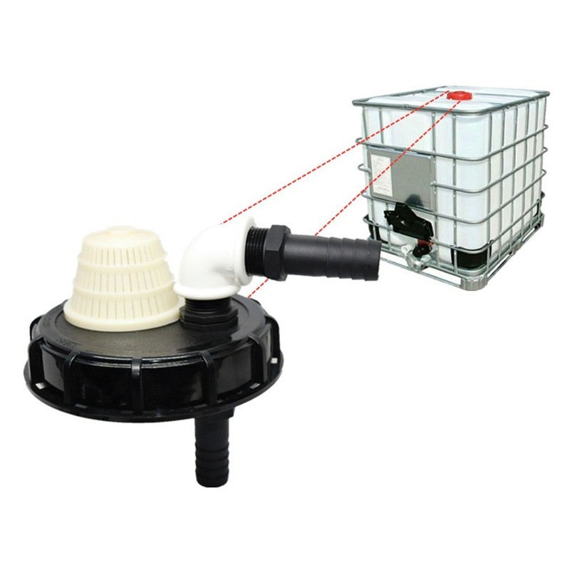 Essential IBC Water Tank Accessory 163mm Cap with 25mm Pipe Quick Connector gallery
