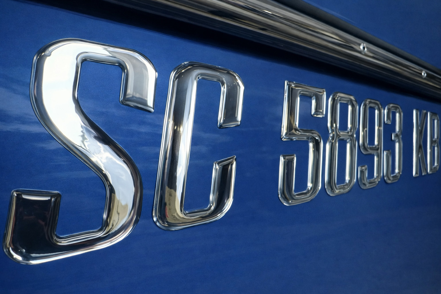 Chrome Boat Registration Numbers Letters 3D Raised Domed Marine Decals gallery