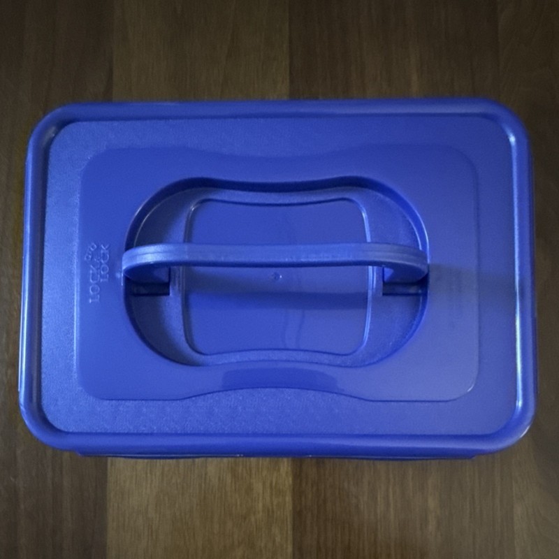 Lock & Lock 2.3L 470ml 100ml Storage Containers Set/5 Clear Blue Snap Lid HPL825 gallery