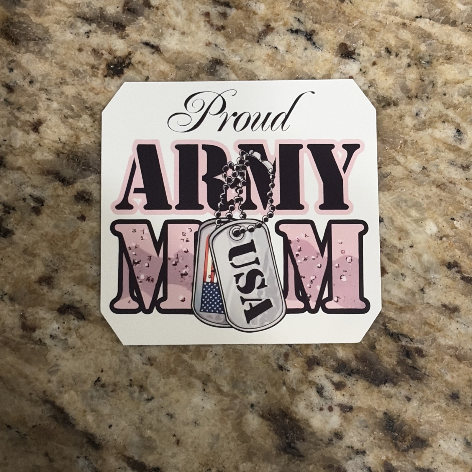 Proud Army Mom Sticker 3in Custom Design 2026 Military X MM Series gallery