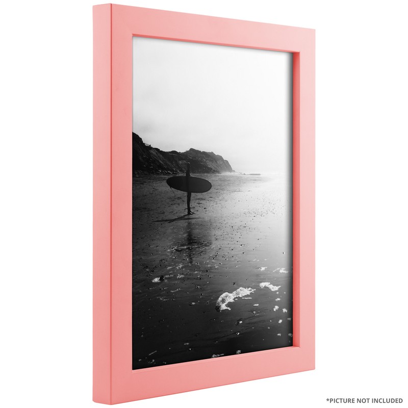 Craig Frames Confetti, Modern Light Pink Solid Wood Picture Frame gallery