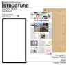 Fxojyvo 11x22 Newspaper Frame, Display 11 x 22 Inch Newspaper Front Page for Wal gallery
