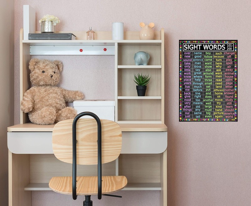 Advanced Sight Words Poster 101-200 for Second 19.5"L x 14"W, Multicolor gallery