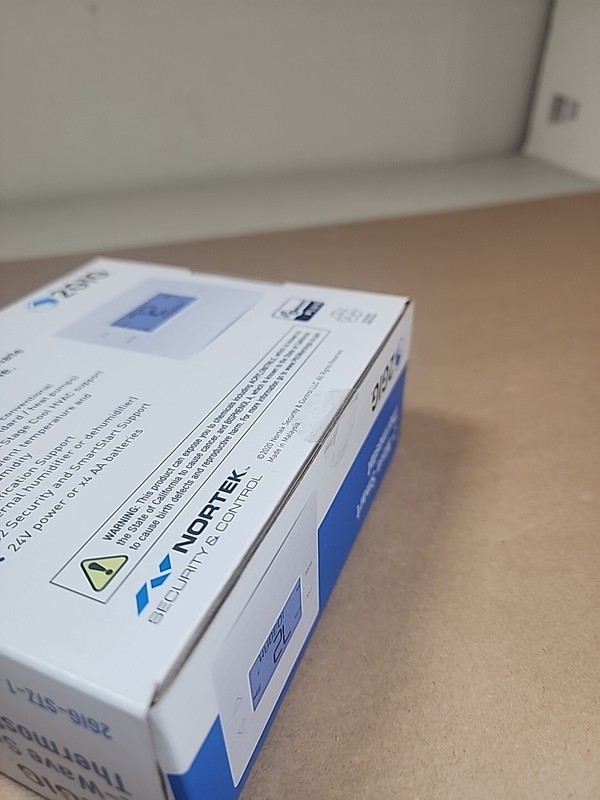 2gig Z-Wave 700 Smart Programmable Thermostat 2GIG-STZ-1 New Sealed gallery