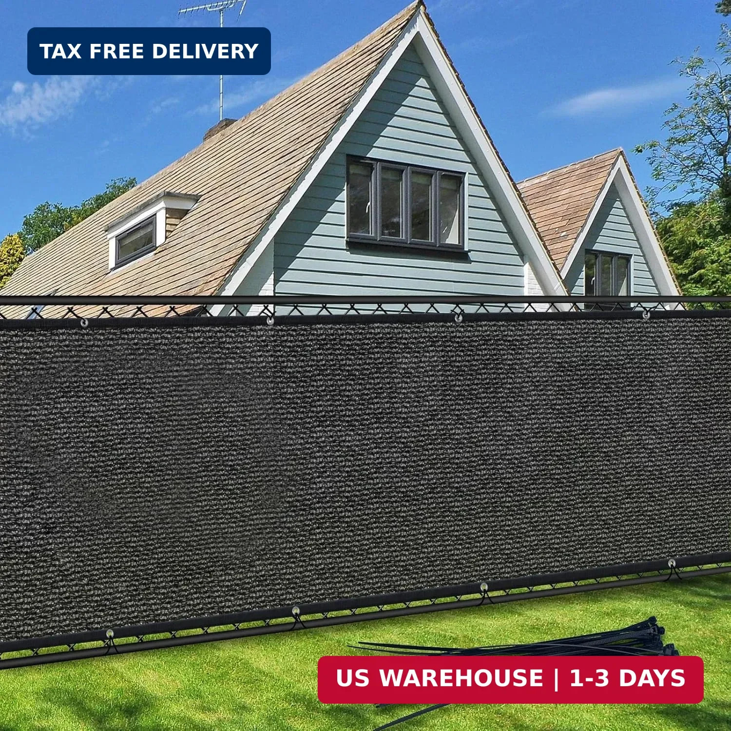 Privacy Screen Fence, TOTU 4ft x 50ft Heavy Duty 170 Shade Net Cover, for Wall G gallery