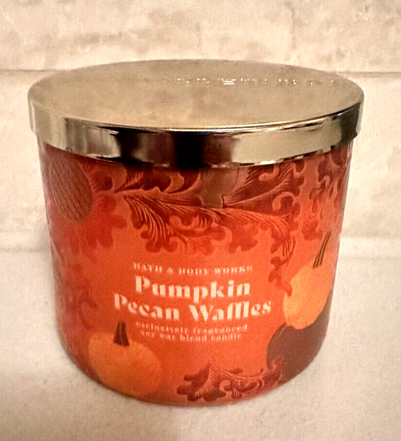 Bath Body Works PUMPKIN PECAN WAFFLES CANDLE SCENTED LARGE 14.5 OZ NEW 2024 gallery