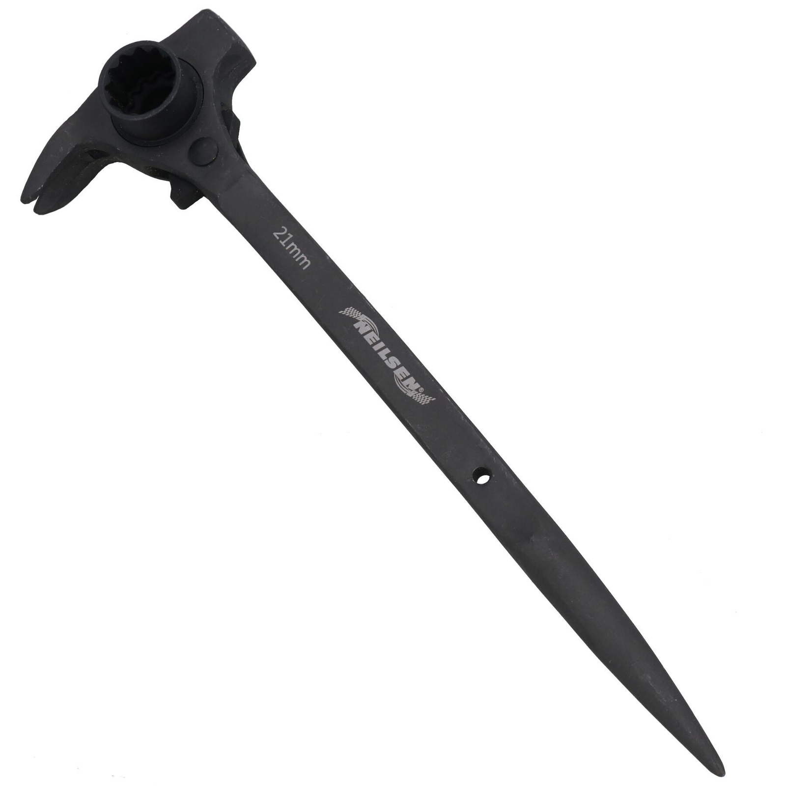 4 in 1 Scaffold Spanner Ratchet Podger Claw Hammer Pry Bar 17, 19, 21 & 22mm gallery