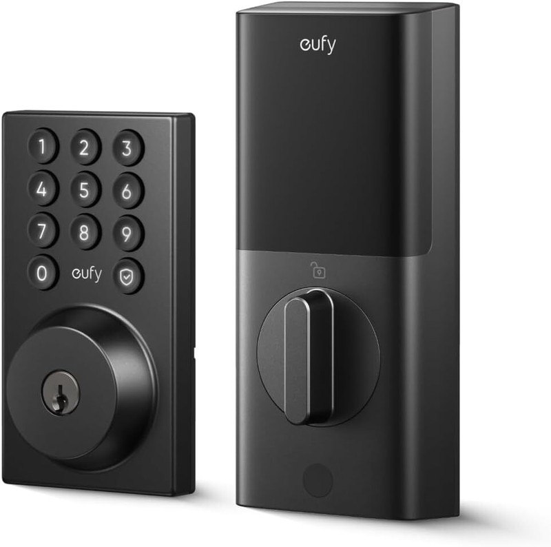 eufy Smart Lock C30+Door Lever Keyless Entry Door Lock WiFi Deadbolt App Control gallery