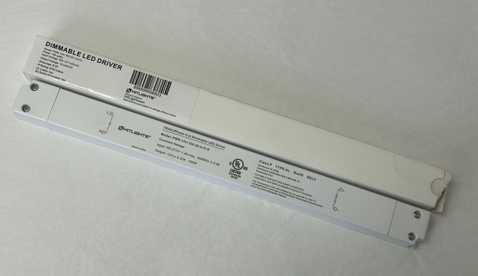 New Dimmable LED Driver Transformer 100W Power Supply 100-277V AC to 12V DC (D4) gallery