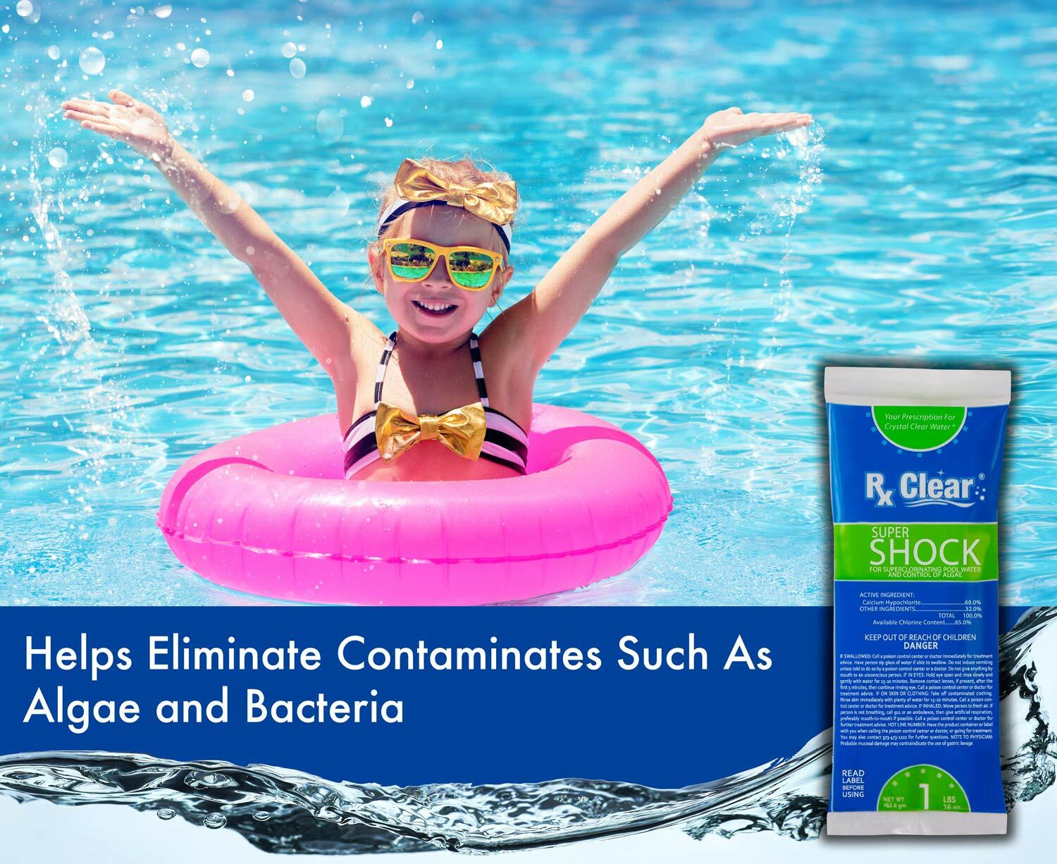 Rx Clear Deluxe Spring Pool Opening Chemical Kit For Pools Up To 7,500 Gallons gallery