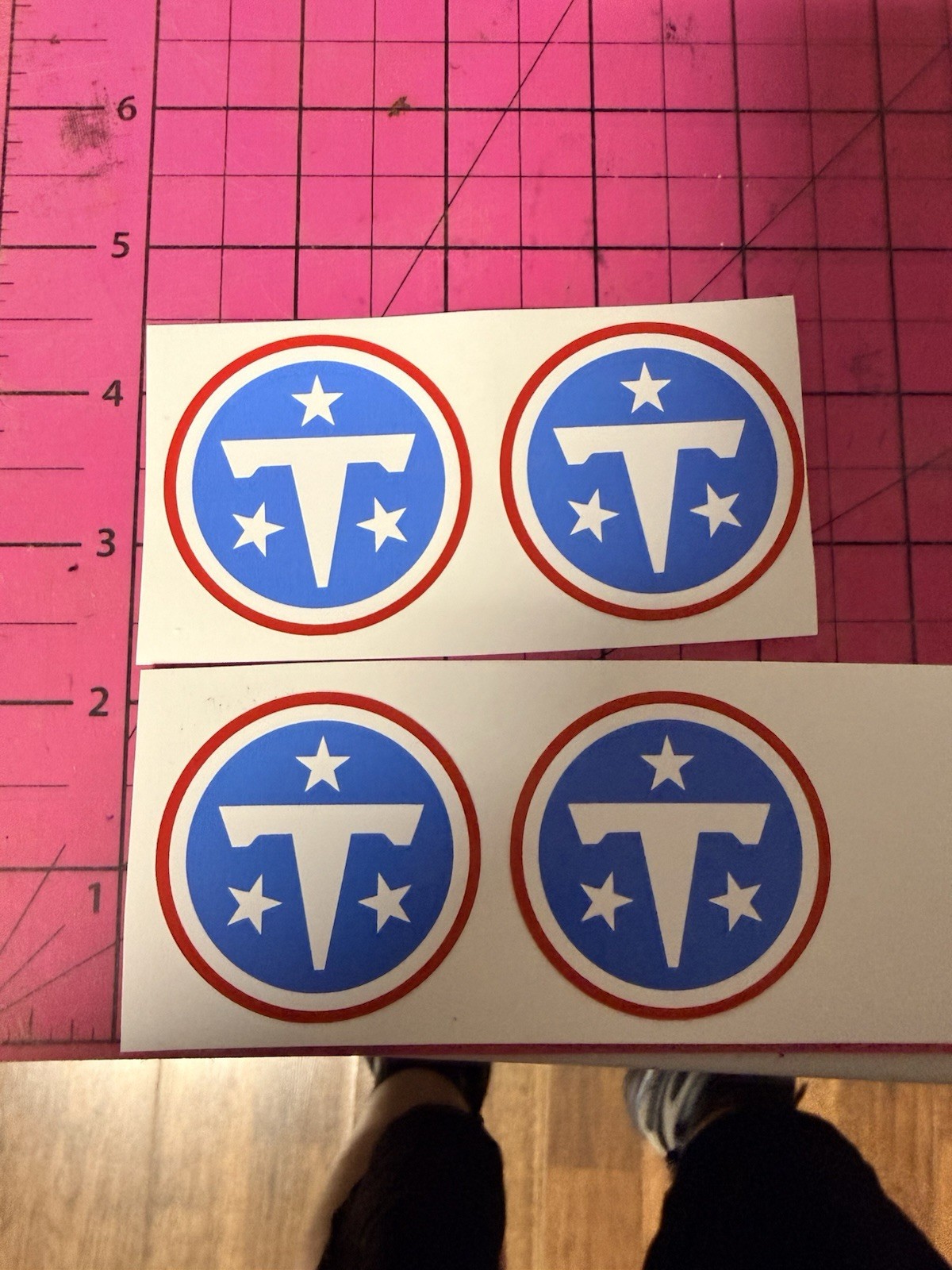Tennessee Titans Alternate Logo Regular Vinyl Decal 2” Decals Lot Of 4 gallery
