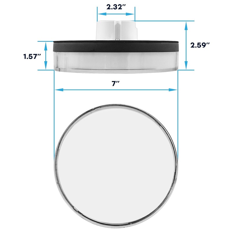 Luxrite Slim 7" LED Flush Mount Light, 15W, 1000LM, 5CCT, Dimmable 2PK gallery
