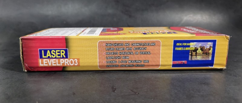 Laser Level Pro 3 Horizontal Vertical 8FT 250cm Measuring Tape Ruler & Batteries gallery
