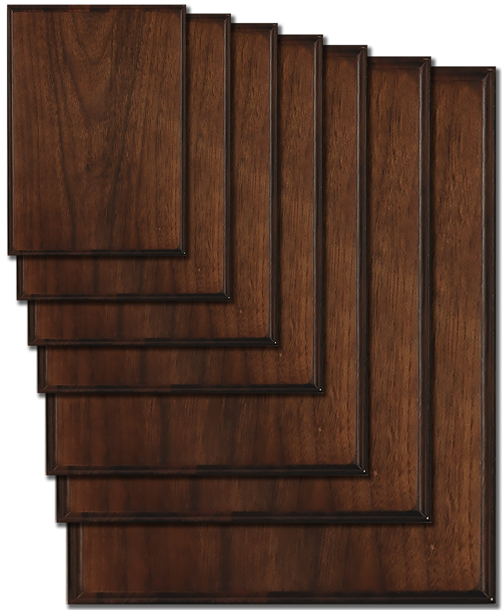 Plaque Base - Solid Walnut - Multiple Sizes - Free Shipping gallery