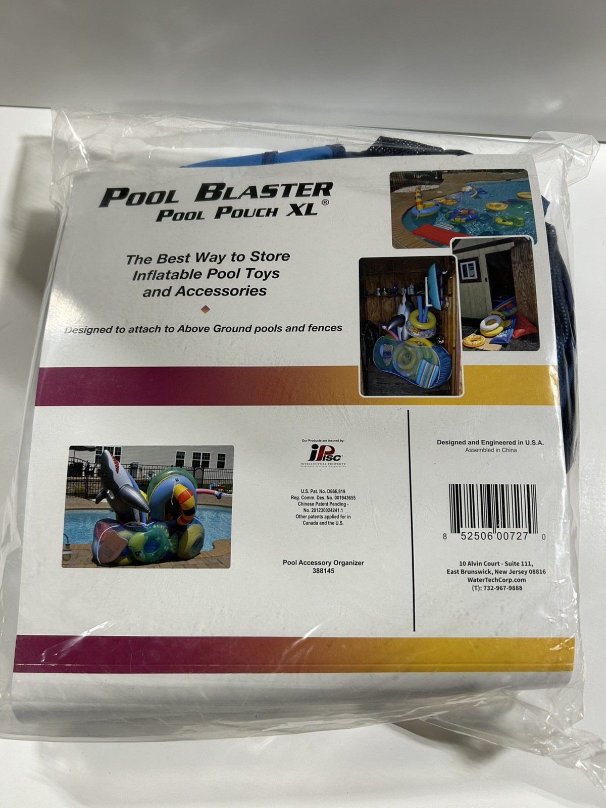 Pool Blaster Pool Pouch XL-Stores Pool Toys & Inflatables-Organizer By WaterTech gallery