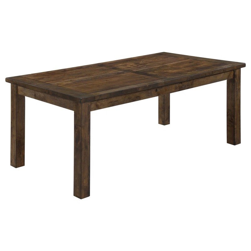 7 Pc Dining Set Table and/or 6 Tall Ladderback Solid Chairs Brown Rustic 300 lb gallery