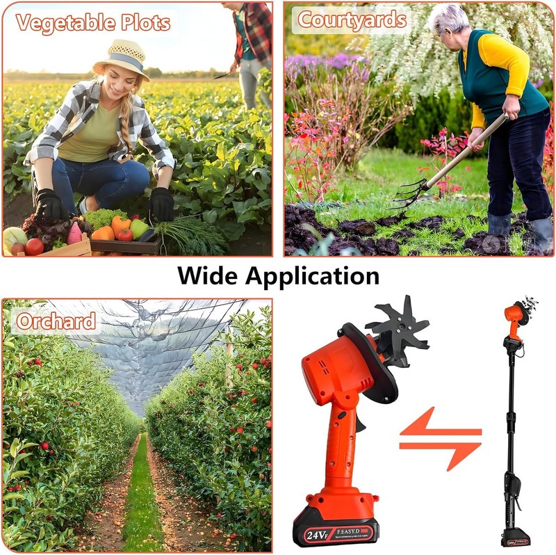 Electric Pruning Shears Cordless Pruner Brushless Branch Cutter with 2 Batteries gallery