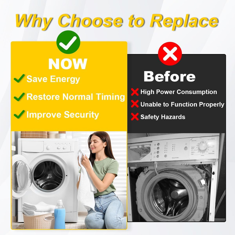 Maytag and Whirlpool Dryer Timer Replacement for Select Models gallery