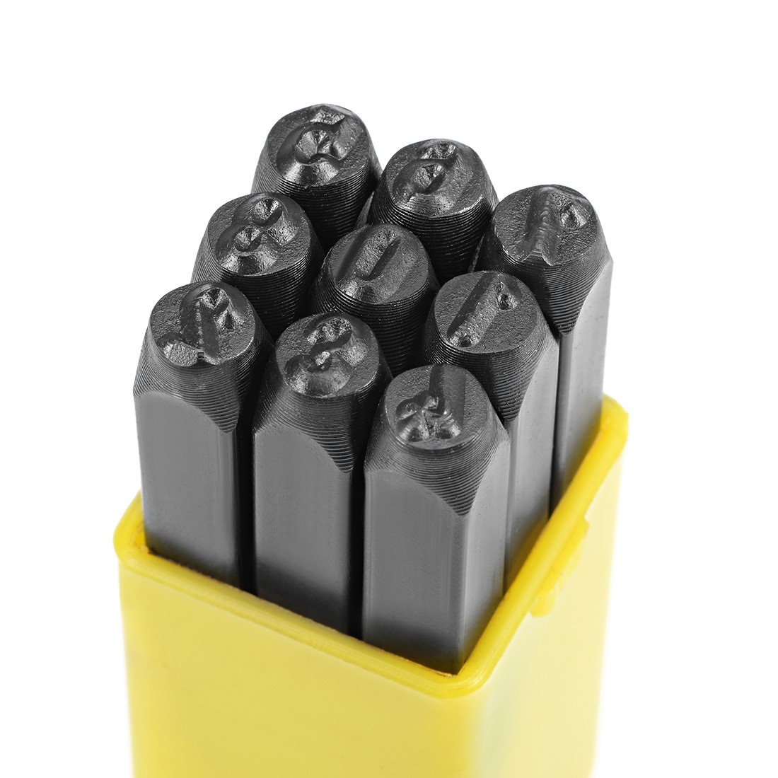 Number Metal Stamp Set, 3/16" 5mm, Digital 0 to 9, Steel Numbers Punch Set gallery