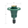 Orbit 54028 Plastic Pop-Up Flush Head 1-Pack Half Pattern Spray Nozzle, Green gallery