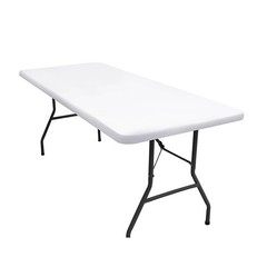 Elastic Fitted Rectangle Table Cover 6ft 85x85cm Washable Polyester JT898
