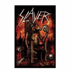 Slayer Devil On Throne Tapestry Fabric Cloth Poster Flag Wall Banner – Box 3