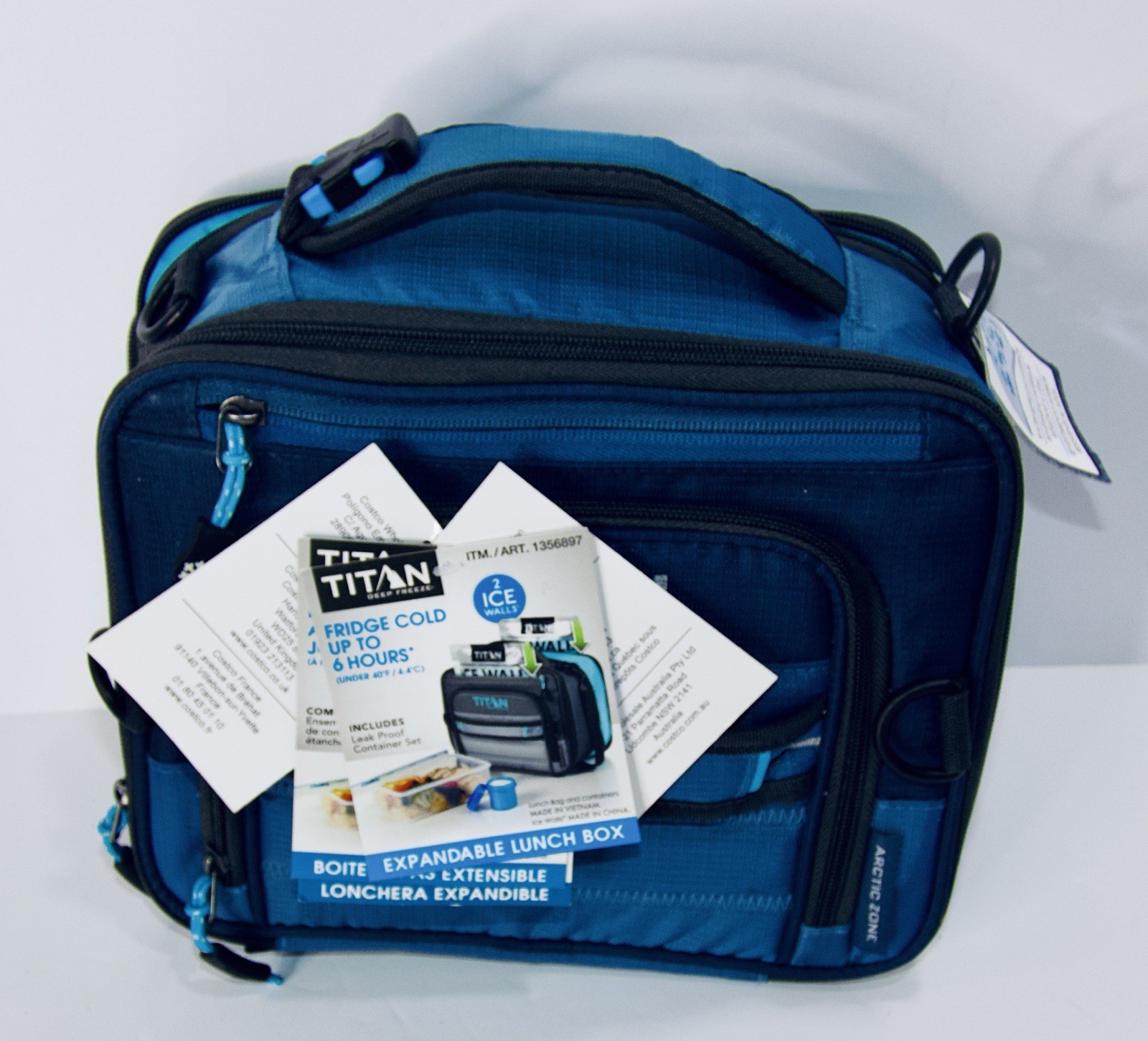 Titan Deep Freeze 5 liters, Expandable Lunch Bag Toper, Ice Walls New gallery