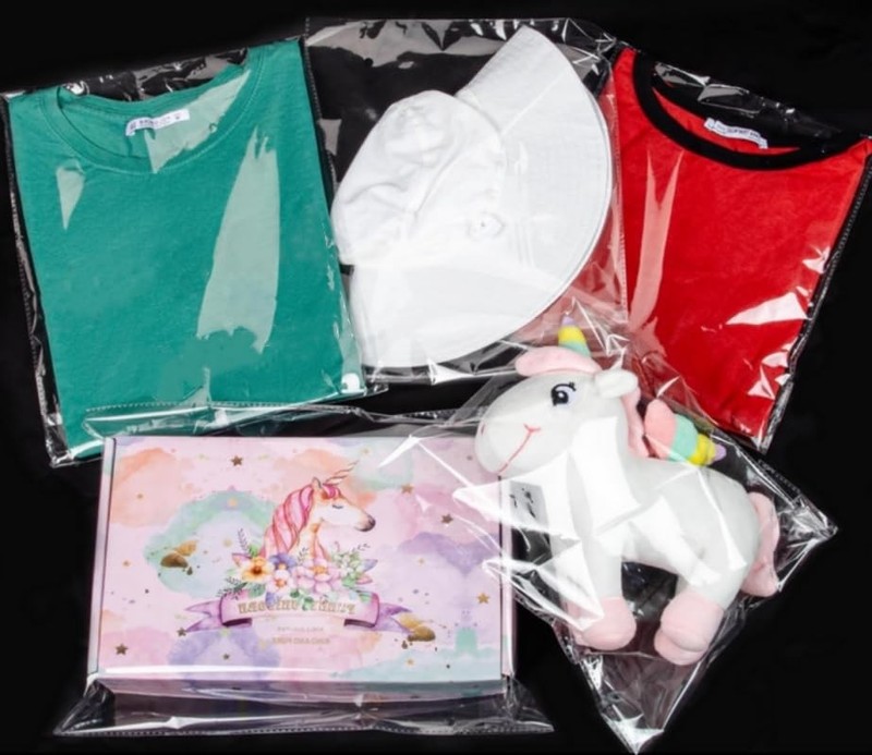 100 Pieces (9x12 Inch) Clear Plastic Bags for Packaging, 9" X 12", clear gallery