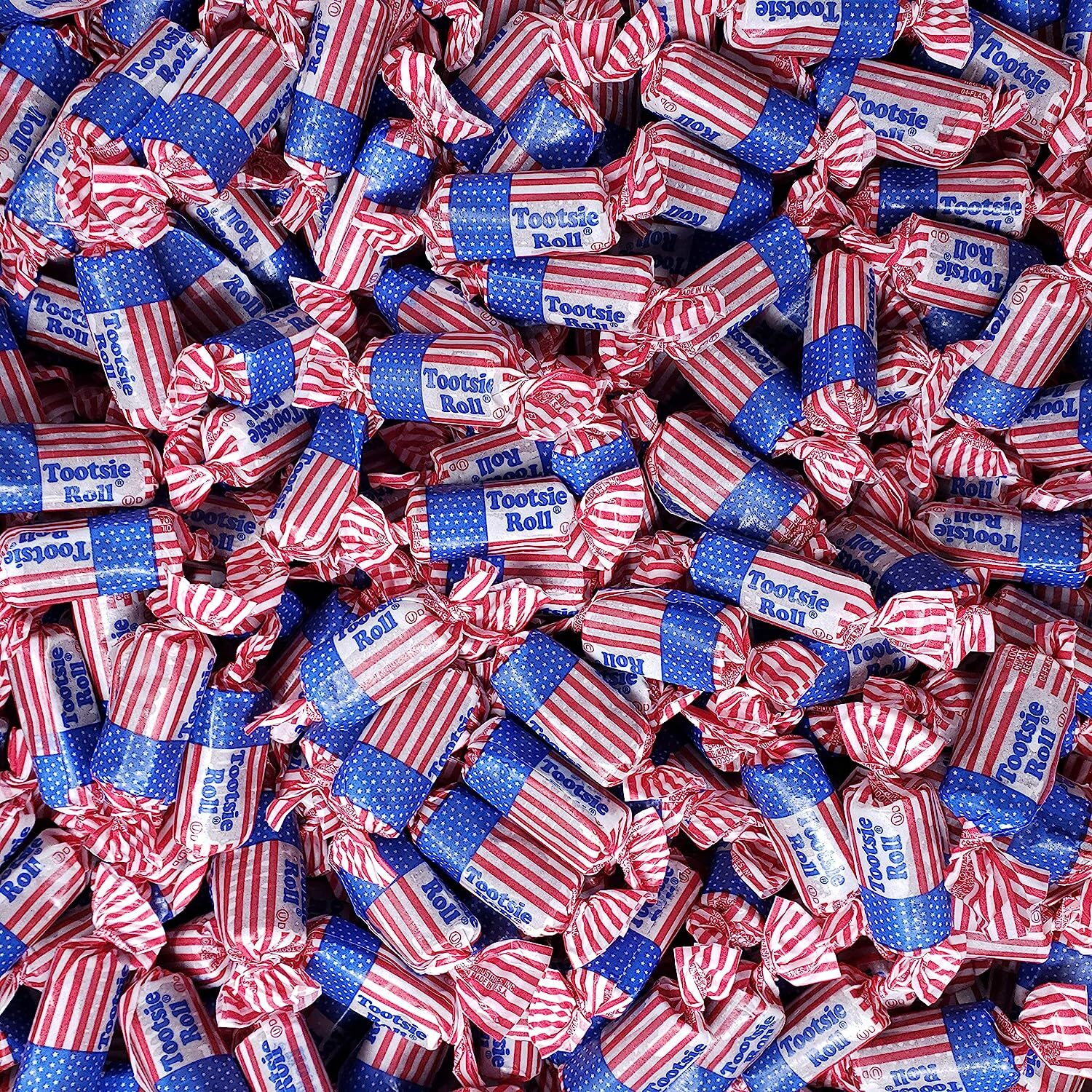 Candy Retailer - Flag Tootsie Rolls - Patriotic Candy - 2 Lb gallery