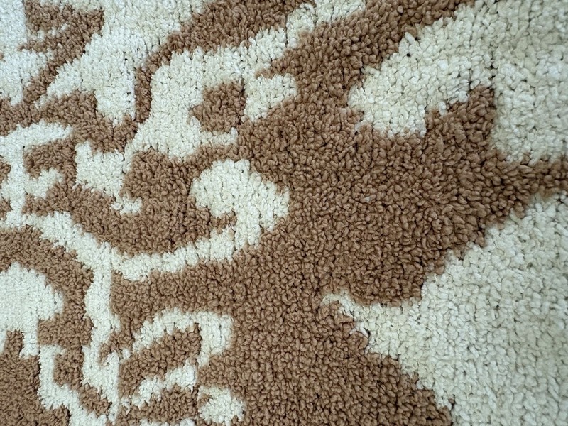 Kashwere Damask Chenilla Cloud™ Throw Blanket Wheat White Retail $194 gallery