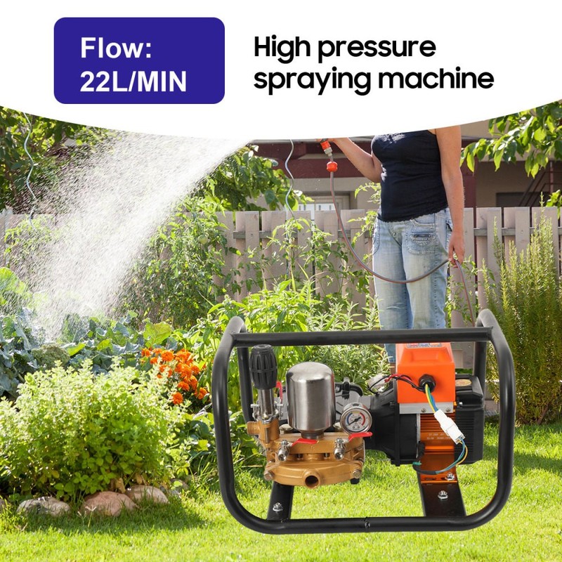 Electric High Pressure Spraying Machine Remote Control Reflux + 30 Meters Tube gallery