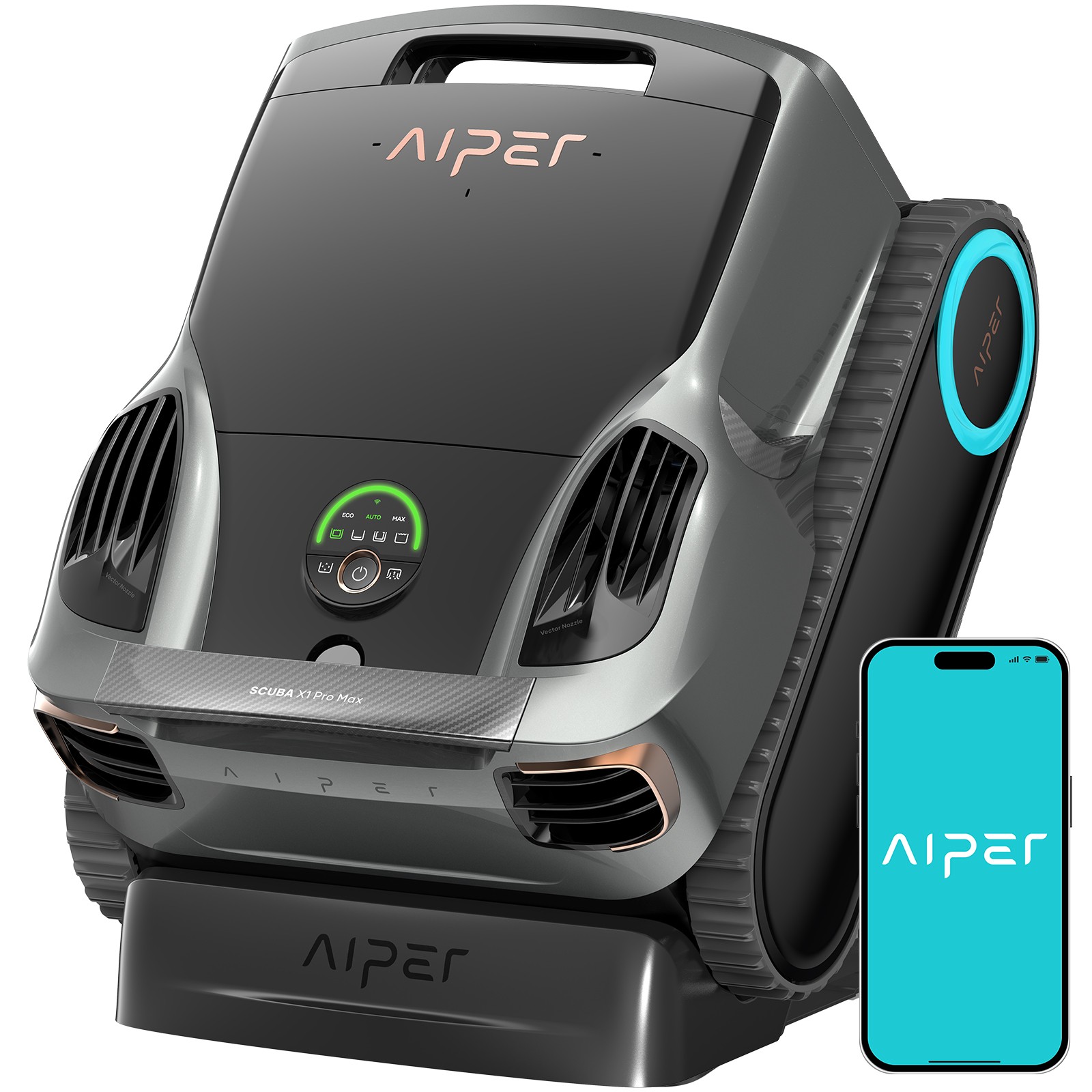 Aiper Scuba X1 Pro Max Pool Robot Vacuum, for All Inground Pools gallery