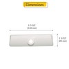 Brixwell Contour Operator Cover 5-7/32" Length, 1-3/32" Height,Plastic, White gallery