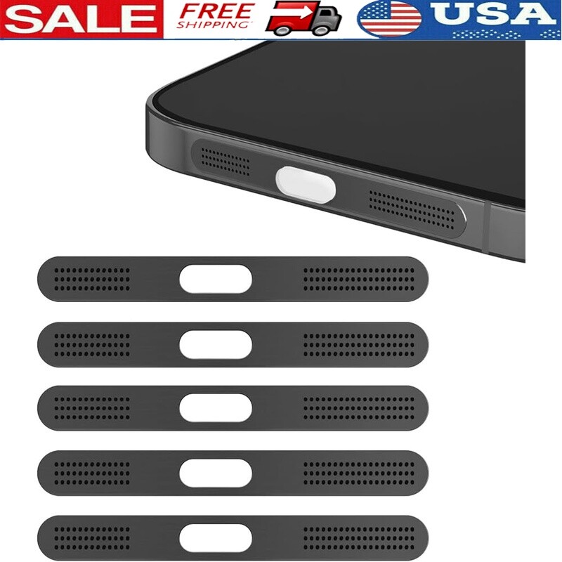 iPhone 12 13 14 Pro Max Anti Dust Plugs Webcam Cover 5 PCS Accessories New