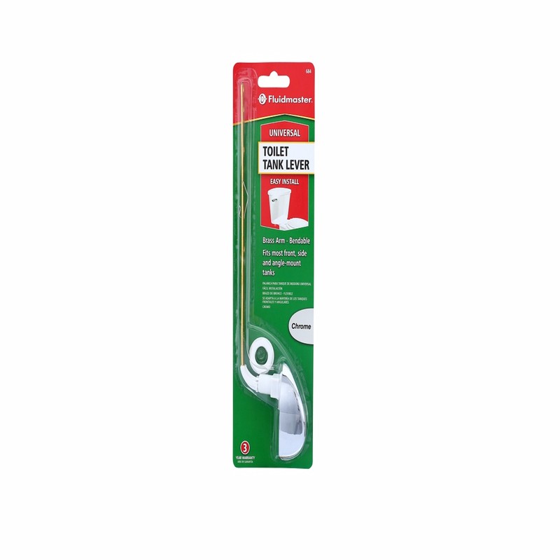 Fluidmaster Tank Lever Chrome Metal/Plastic For Universal gallery