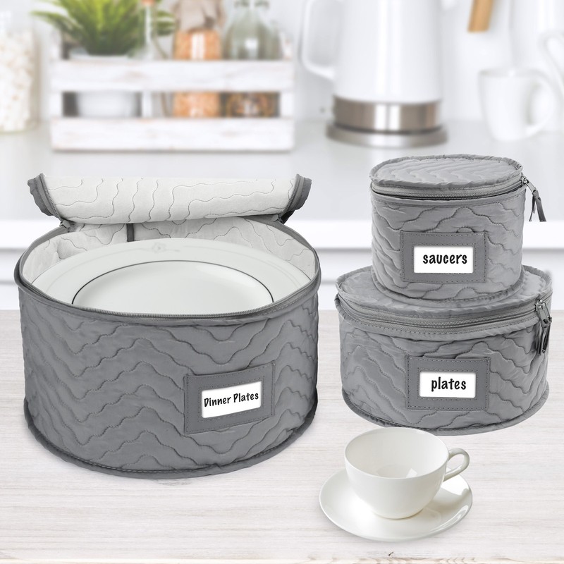 China Storage Containers Quilted 5 Piece Set Chinaware Dinnerware Storage Case gallery